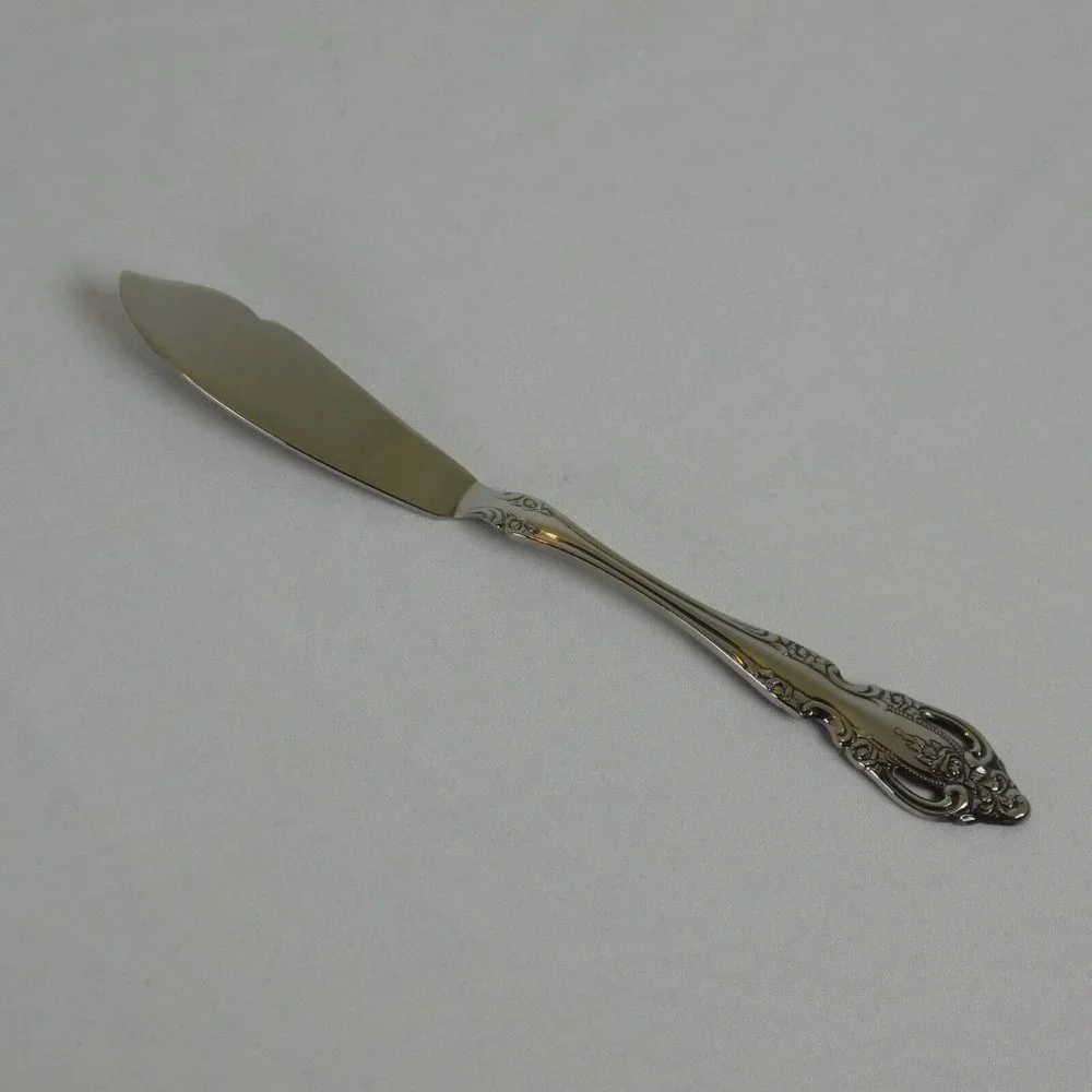 Oneida Brahms Community Stainless 5 Serving Pieces Pie Gravy Sugar Butter Fork